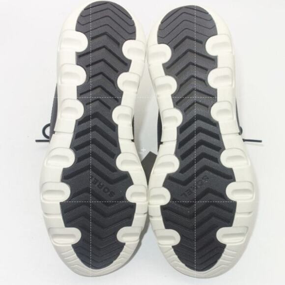 NEW Sorel Explorer II Joan Cozy Boot  BLACK Sea Salt White Women's 9 - Picture 8 of 9